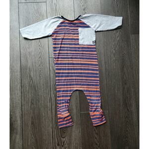 Rags to Raches striped romper, 3/4